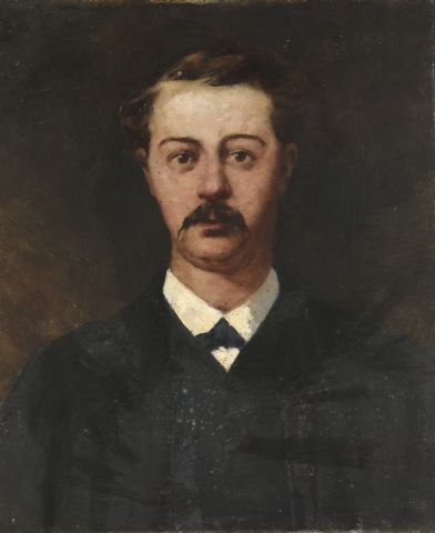 null Ecole Française vers 1900
Portrait d'homme en buste
Huile sur toile
66 x 54,5...