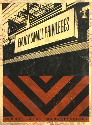 null SHEPARD FAIREY (1970)
Small Privileges, 2011
Technique mixte et collage sur...