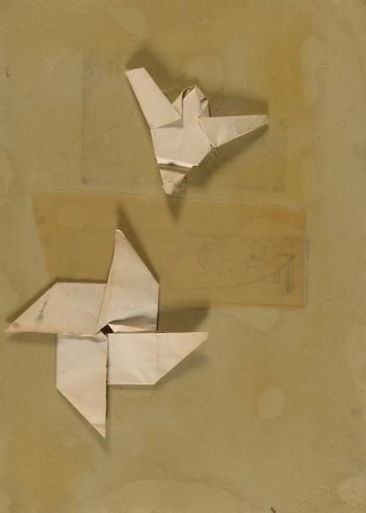 Fabrice HYBER (né en 1961) SANS TITRE
Collage et résine sur papier.
63 x 45,5 cm
Provenance:...