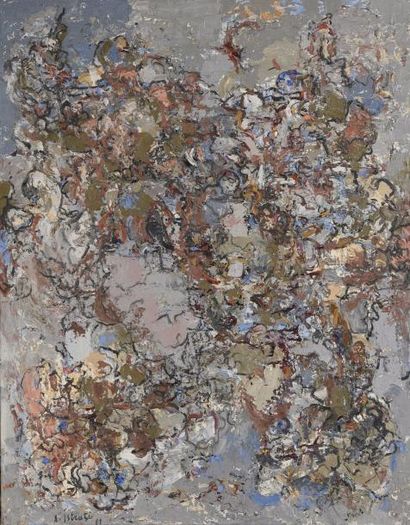 Alexandre ISTRATI (1915-1991) SYMPHONIE (GRIS), 1961
Huile sur toile signée et datée...