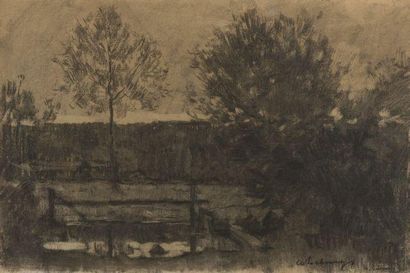 Albert LEBOURG (1849-1928)
Le petit étang,...