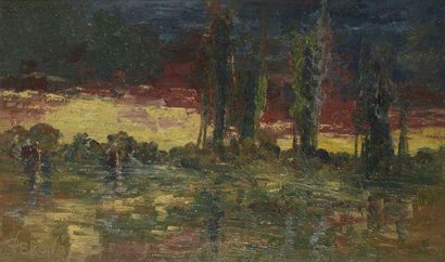 Lucien A. PERONA (1906-1971)
Paysage au crépuscule
Huile...