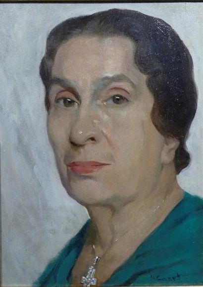 null Marcel CANET (1875-1959)
Portrait de femme
Huile sur panneau, signé en bas à...