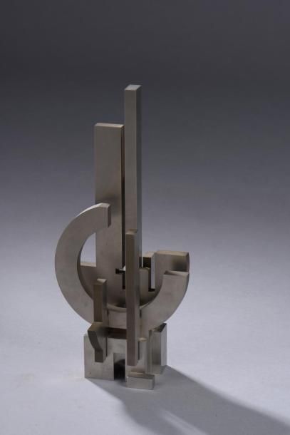 null Francesco MARINO DI TEANA (1920-2012) 
LIBERTE, 1990
Sculpture en acier signé,...