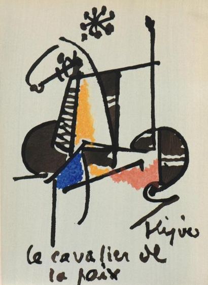 null Ladislas KIJNO (1921-2012)
SANS TITRE
Ensemble de 3 œuvres sur papier, deux...