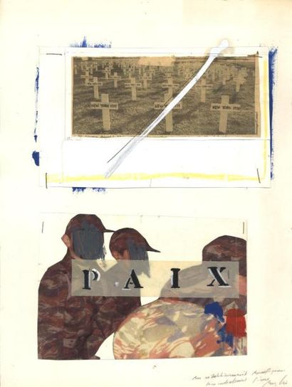 null Pierre BURAGLIO (1939)
Projets pour la Paix, 1986
Suite de quatre techniques...
