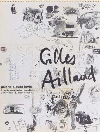 Gilles AILLAUD (1928-2005) SANS TITRE Affiche...