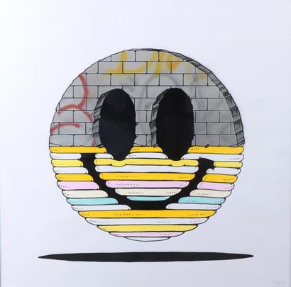 null GRIS 1 (1981)
Smiley 05
Acrylique sur papier
Signé et daté 2016 en bas à droite
50...