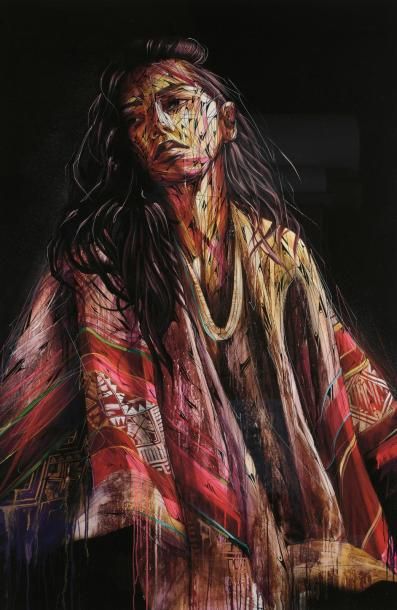 null HOPARE (1989)
Pérou
Digigraphie sur papier, signée et numérotée 11/150 en bas...