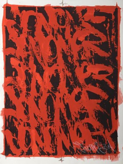 null JONONE (1963)
Rouge et noire
Lithographie signée et datée 2014 en bas à droite
Edition...