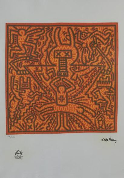 null KEITH HARING (1958 - 1990)
Sans titre
Lithographie sur papier, signée et numérotée...