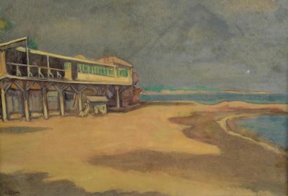 null Michel ADLEN (1898-1980)
Bord de mer
Huile sur toile.
Signée en bas à gauche.
38...