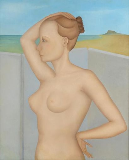 null Jean MARTIN-ROCH (1905-1991)
Nu sur la plage
Huile sur toile.
65 x 54 cm