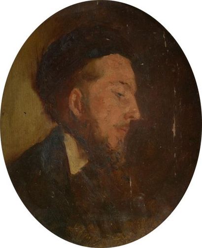 Paul TAVERNIER (1852-1943)
Portrait d’un...