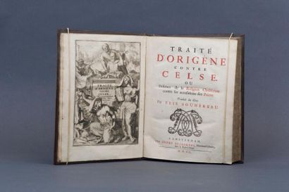null Bouhéreau, Elie (1643-1719). Traité d'Origène contre Celse. Ou défence de la...