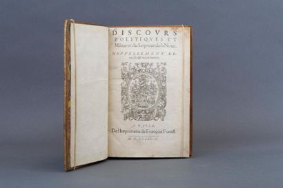  La Noue, François de [1531-1591]. Discours politiques et militaires du Seigneur...