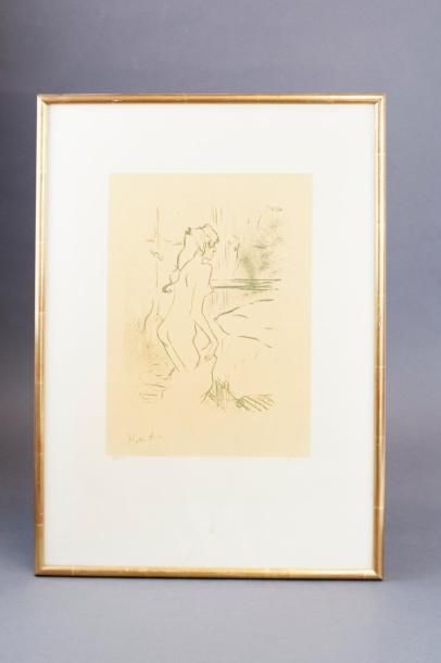 null Toulouse-Lautrec. Douze lithographies. Paris, Librairie Gründ, 1948. In-folio...