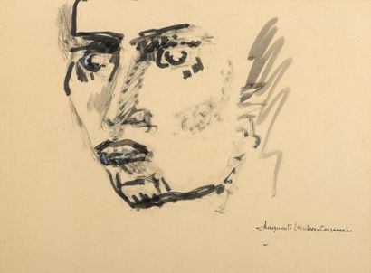 Marguerite LAVRILLIER-COSSACEANU (1893-1980) 

TETE DE FEMME


Dessin au crayon,...
