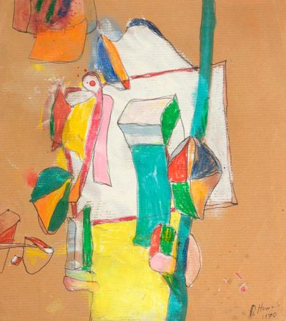 null Daniel HUMAIR (né en 1938)


SANS TITRE, 1970


Gouache et crayons de couleur...