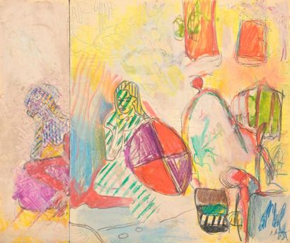 null Daniel HUMAIR (né en 1938)


SANS TITRE, 1970


Gouache et crayons de couleur...