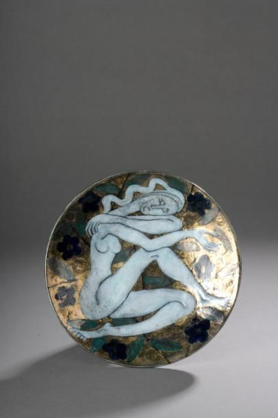 null CAZAUX Édouard (1889-1974) 


	Assiette décorative en céramique. Décor d’une...