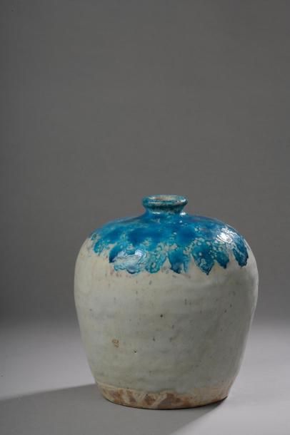 null CAZAUX Édouard (1889-1974) 


	Vase à col étranglé et terre cuite, à coulées...
