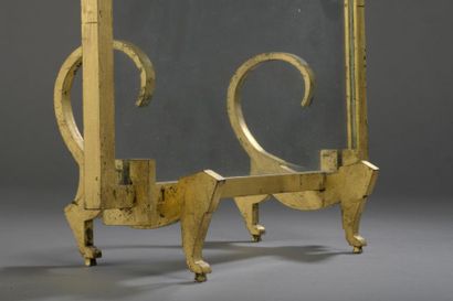 null DU PLANTIER Marc (1901-1975)


	Cadre rectangulaire en bronze à patine dorée...