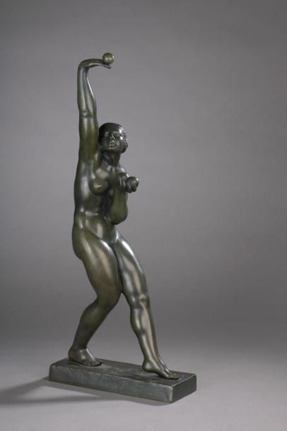 null CHAUVEL Georges (1886-1962) 


	« Danseuse aux boules ». Épreuve en bronze à...