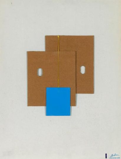 null Albert CHUBAC (1925-2008)


SANS TITRE


Gouache, collage de cartons et ficelle...