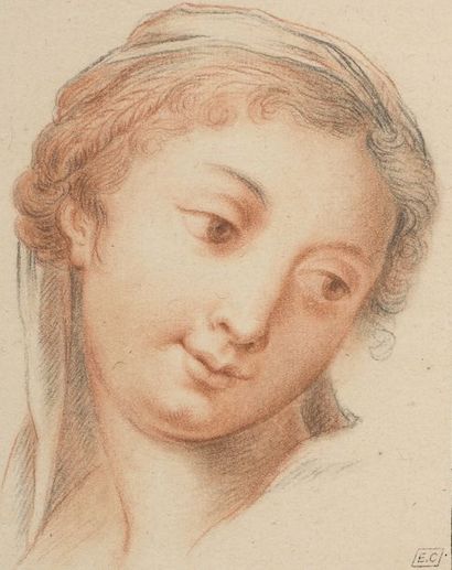 null École FRANCAISE du XVIIIe siècle


Portrait d’une jeune femme


Pierre noire...