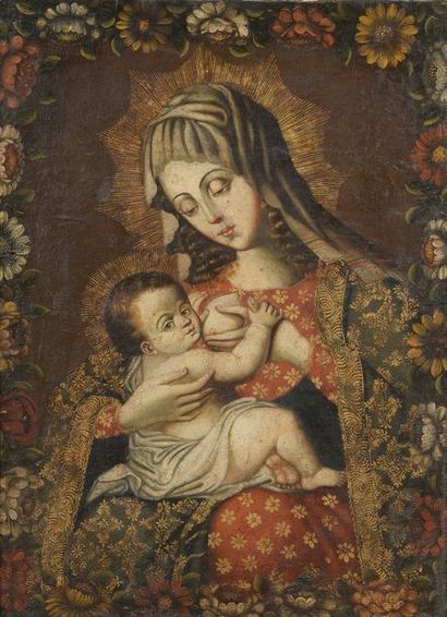 null École de CUZCO


Vierge à l’enfant


Sur sa toile d’origine.


63 x 47 cm