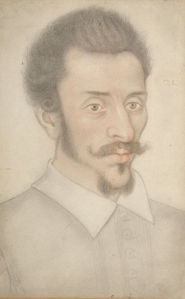 null École FRANCAISE de la fin du XVIe siècle


Portrait d’homme


Pierre noire,...