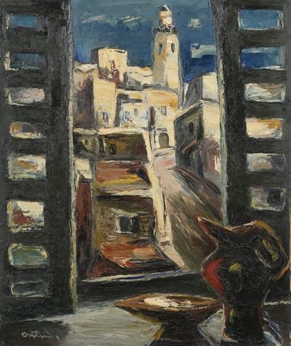 null Anders OSTERLIND (1887-1960)


Fenêtre ouverte à Sidi Bou Saïd


Huile sur panneau.


Signée...