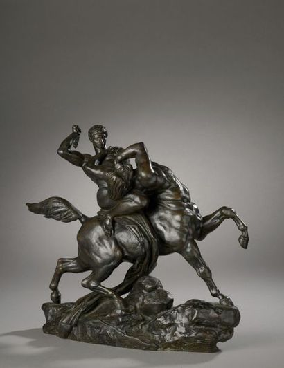null Antoine Louis BARYE (1796 - 1875)?


Thésée combattant le centaure Biénor


Bronze...