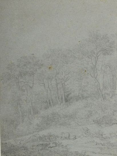 null École HOLLANDAISE du XVIIe siècle


Deux paysages de forêt


Paire de dessins,...