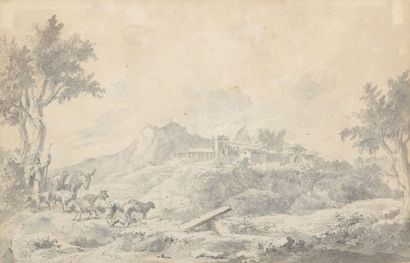 null Jan van HUYSUM (Amsterdam 1682-1749)


Berger menant son troupeau, une ferme...