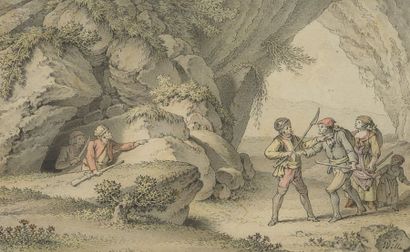 null Johann-Georg WILLE (Giessen 1715-Paris 1808)


Des brigands attaquant une famille...