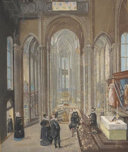 null Peeter NEEFS le VIEUX (Anvers vers 1578-vers 1656)


Prédication dans une église...