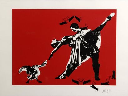 null BLEK LE RAT (1951)
Tango, 2017
Sérigraphie sur papier 
Signée en bas à droite...