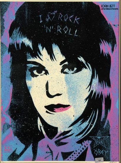 null SHEPARD FAIREY (1970)
Joan Jett
Sérigraphie sur papier
Première édition
Signée,...