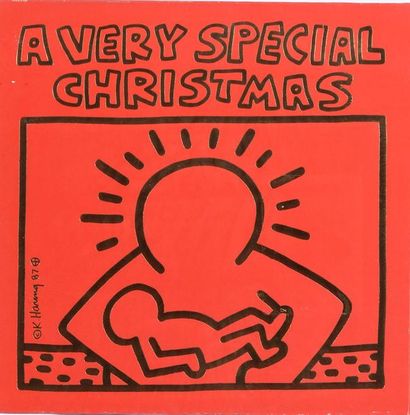 null KEITH HARING (1958-1990)
A very special christmas
Sérigraphie sur pochette de...