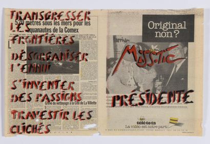 MISSTIC (1956)
Sans titre
Pochoir sur papier...