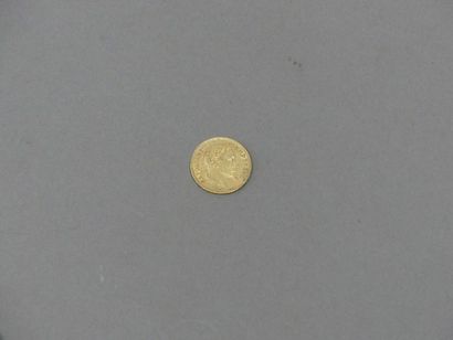 null 20 françs or, tête laurée, 1864
6,44 g