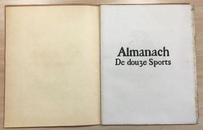 William Nichelson 
Almanach de douze sports
Paris,...