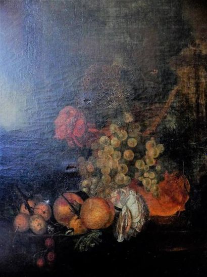 null Ecole Française du XIXè siècle
Nature morte aux fruits
Huile sur toile
70 x...