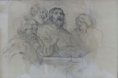 Atelier d'Eugène Delacroix
Le repas à Emmaus,...
