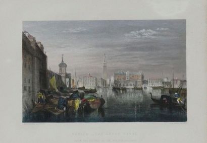 null D'après William TURNER (1775 -1851)
Venise, le Grand Canal, le Grand Canal
Trois...