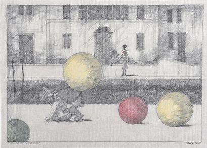 null Paul FLORA (1922–2009)
Der gelbe ball - Pulcinell mit vier ballen - Pinocchio
3...