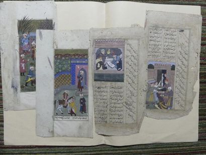 null Miniatures persanes sur papier
Provenance : Collection Raymond Buttner
