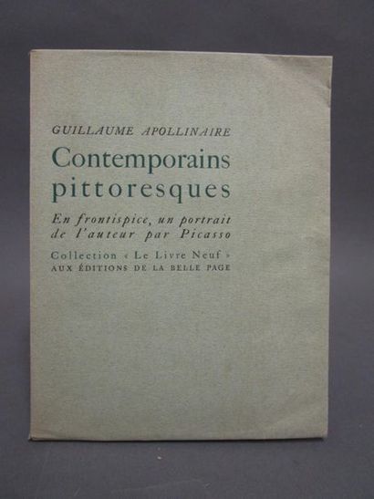 null +lot 44+Apollinaire, Guillaume. - Contemporains pittoresques. Paris, Éditions...